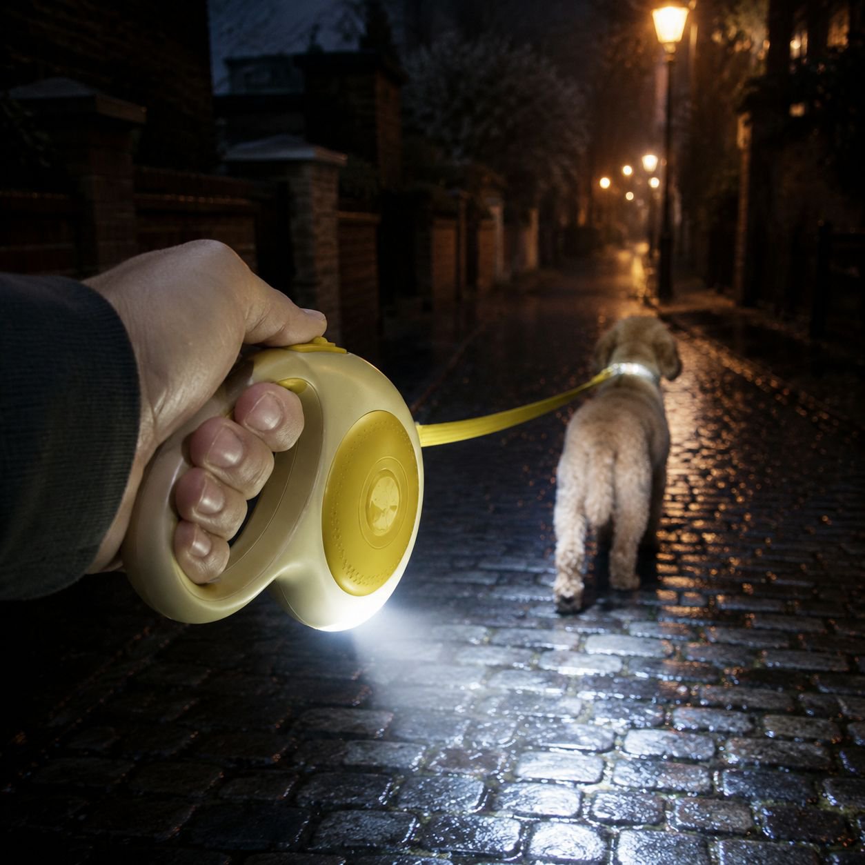 AIWO dog leash, automatic retractable leash.