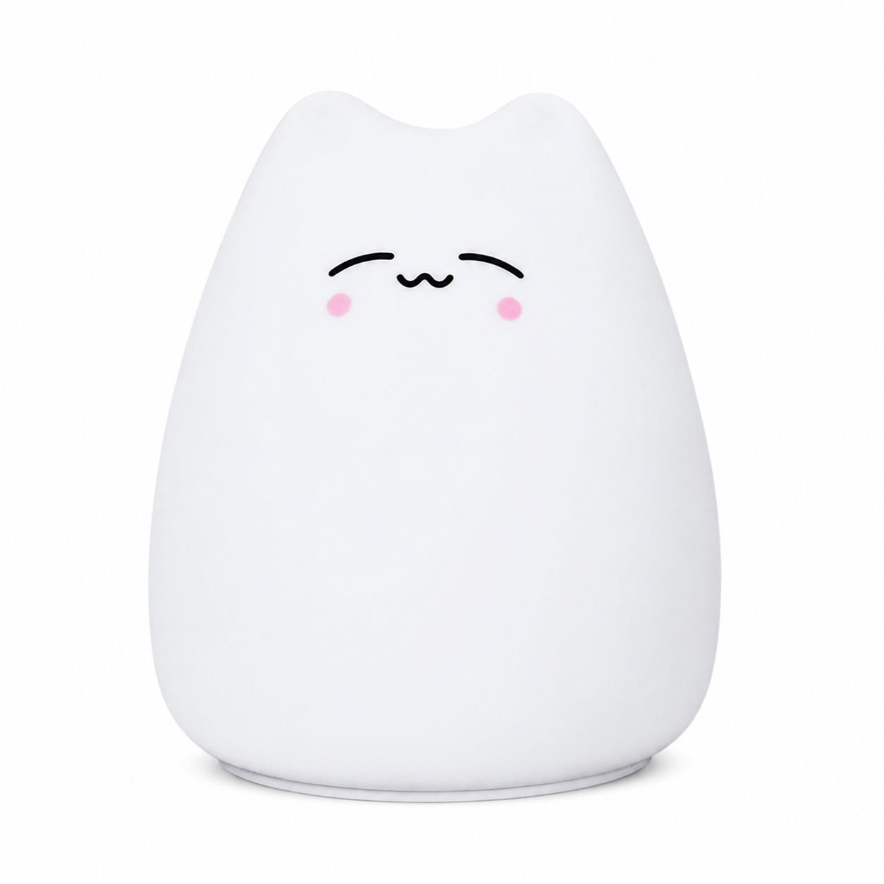 Lámpara de Noche LED con Muñeco de Silicona, Diseño Infantil