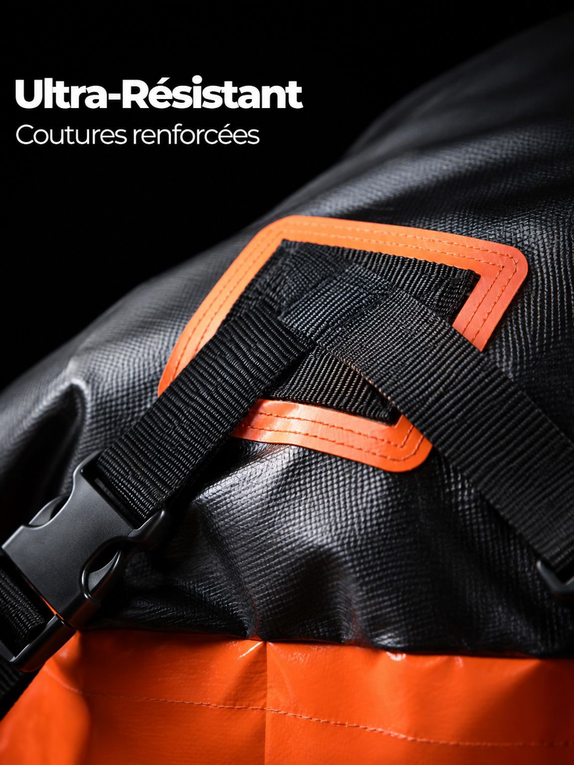 Sac de bagages de toit de voiture 600g, sac de toit de protection solaire étanche en maille à clip 1