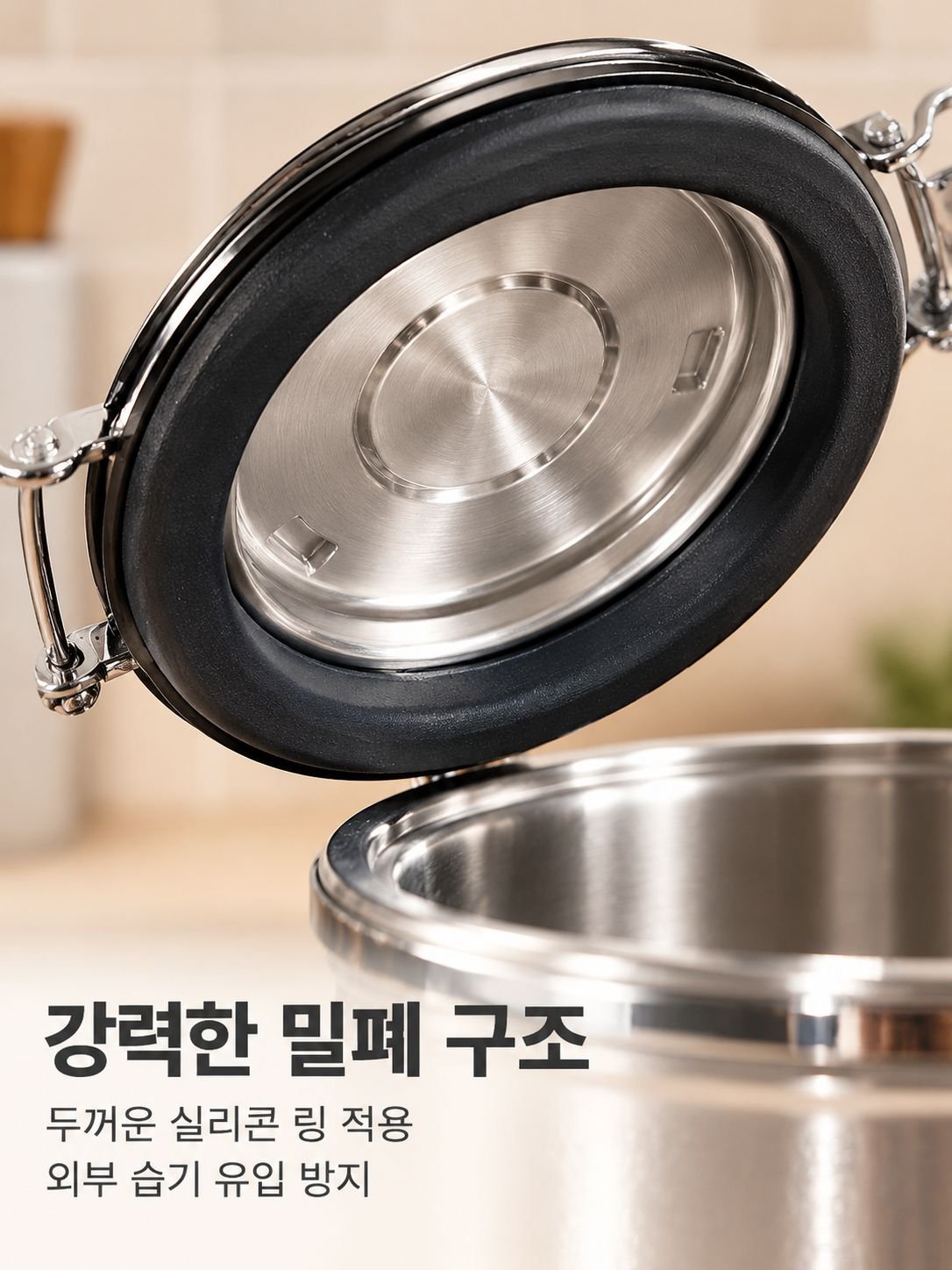 효율적인 공간 절약을 위한 주방 용기