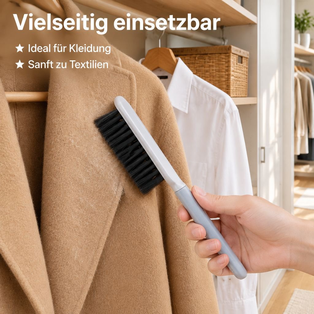 Multifunktionale Schuh- und Wäschebürste