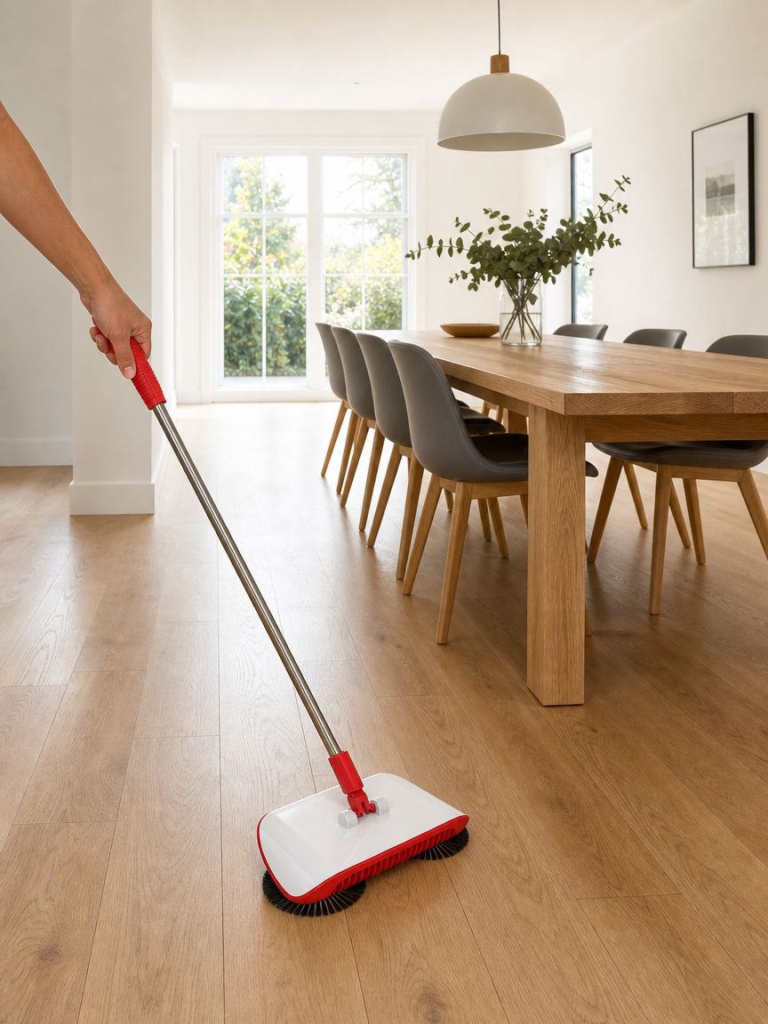 Multifunctional sweeper and cleaning set for households