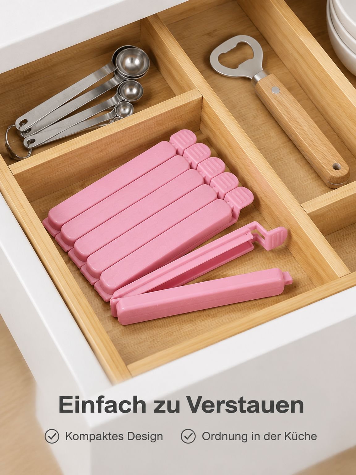 Lebensmittel Frische sicherstellen mit robusten Frischeklammern