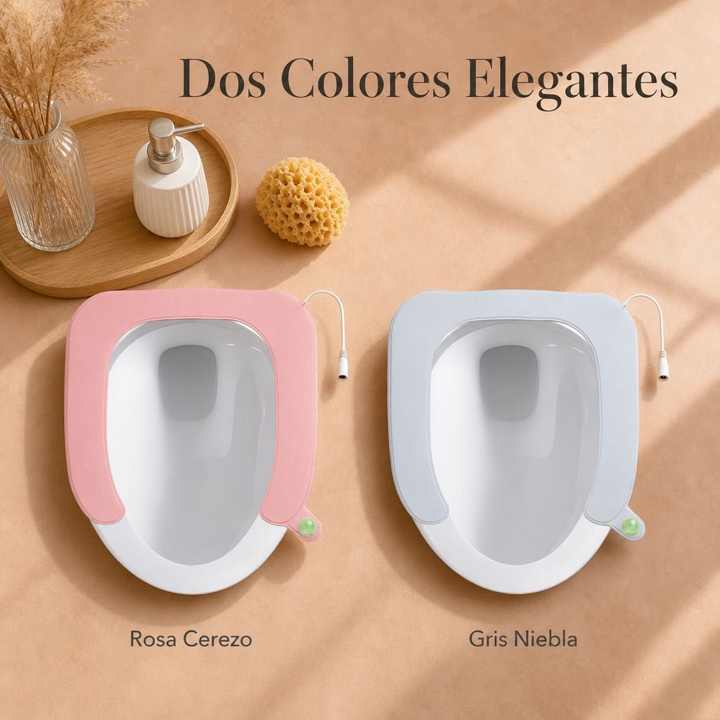 Funda de inodoro de alta gama para otoño e invierno, impermeable y calefactable para el hogar