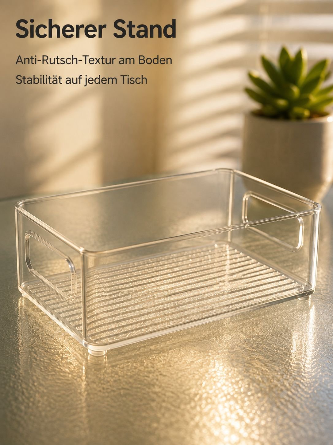 Multifunktionale Acryl Aufbewahrungsbox für Kosmetik und Büro