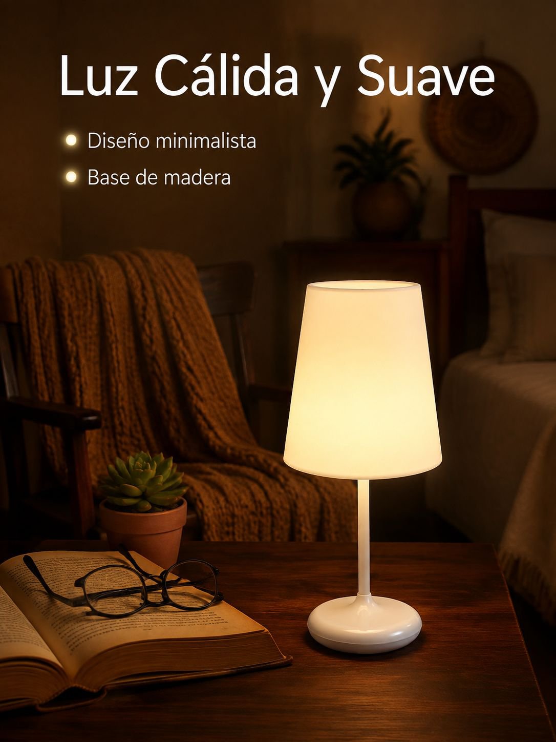 Luz nocturna con sensor táctil
