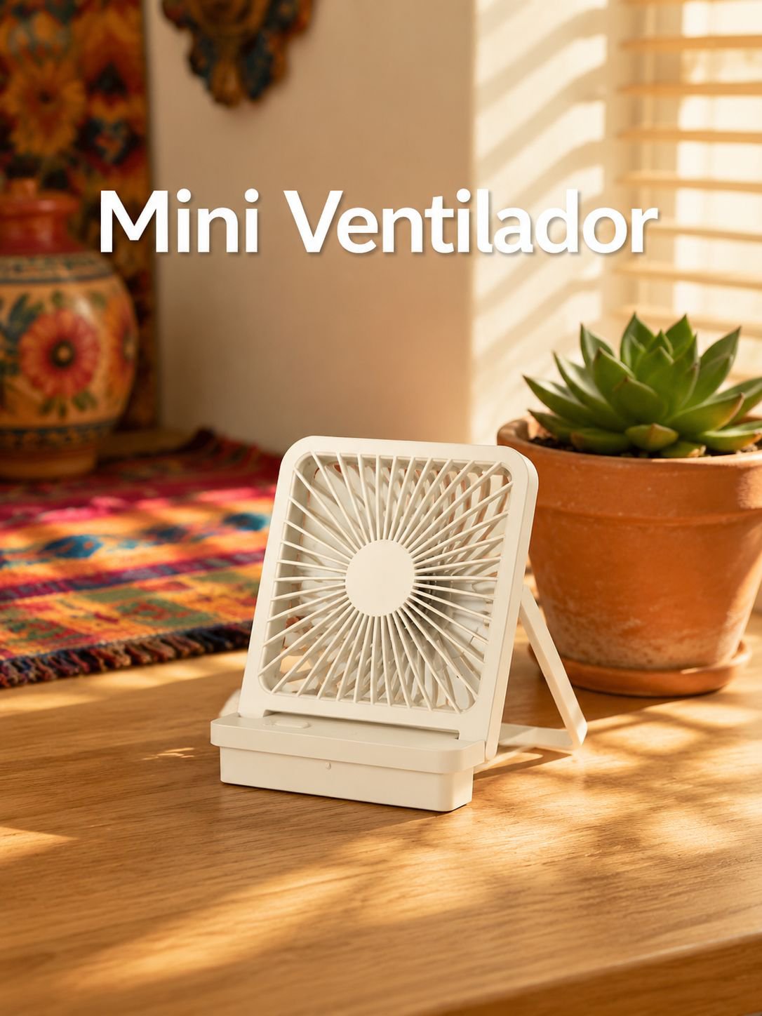 Mini ventilador de escritorio portátil