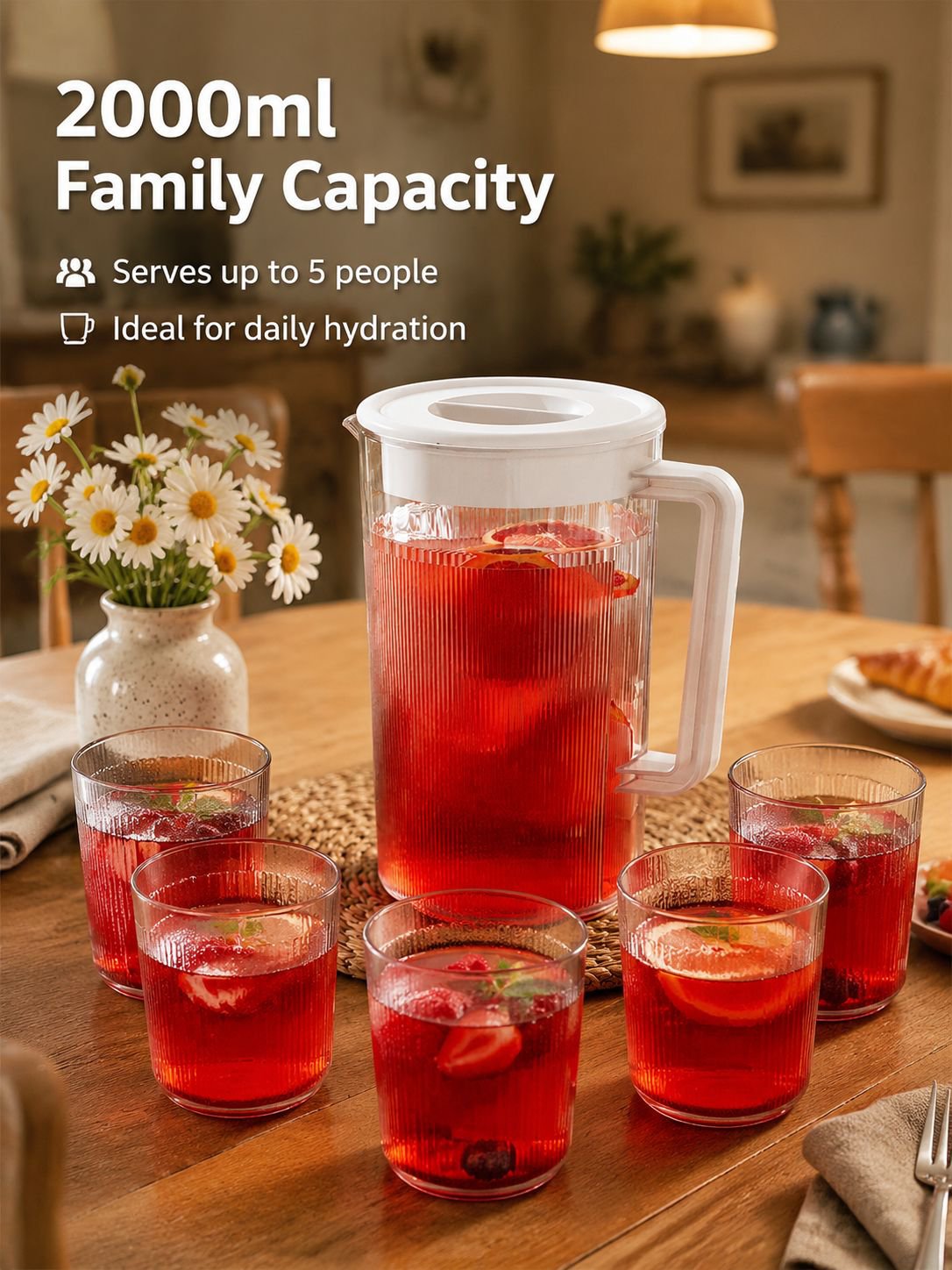 Large Capacity Water Jug Juice Dispenser