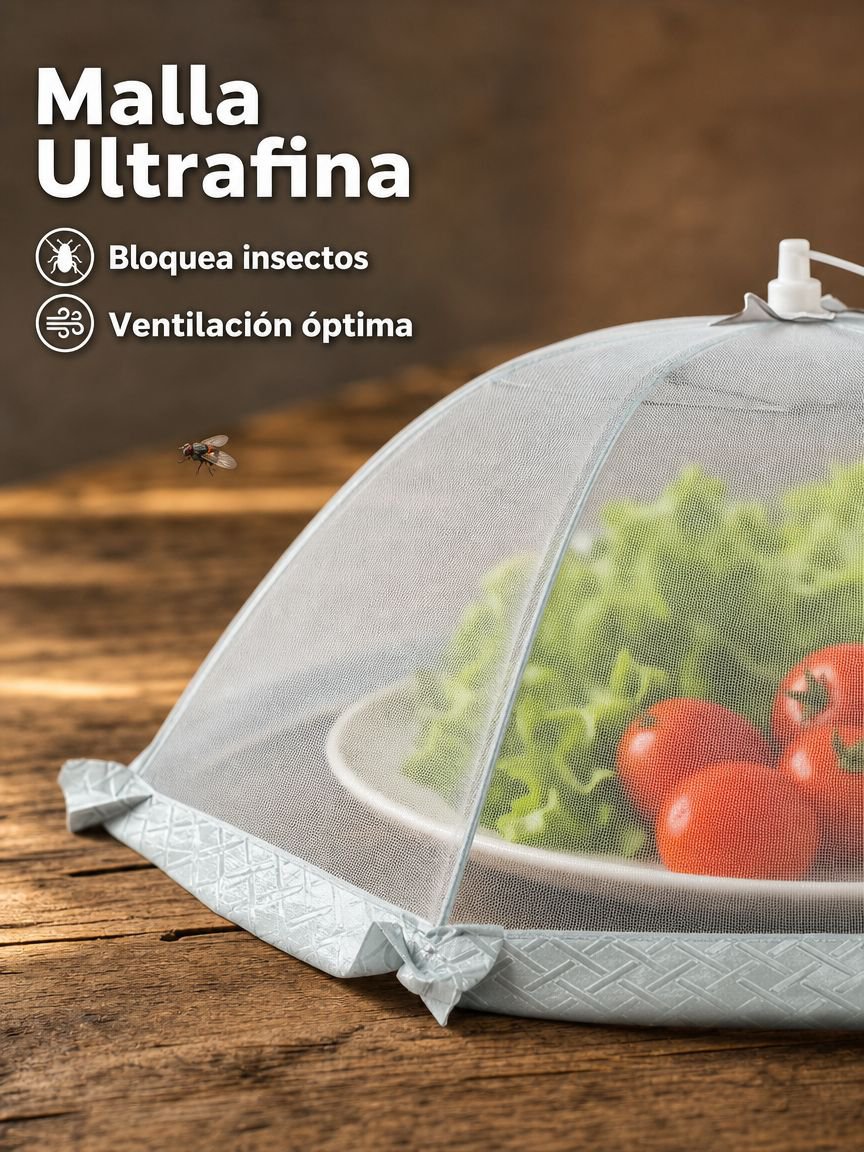 Funda antipolvo para alimentos domésticos