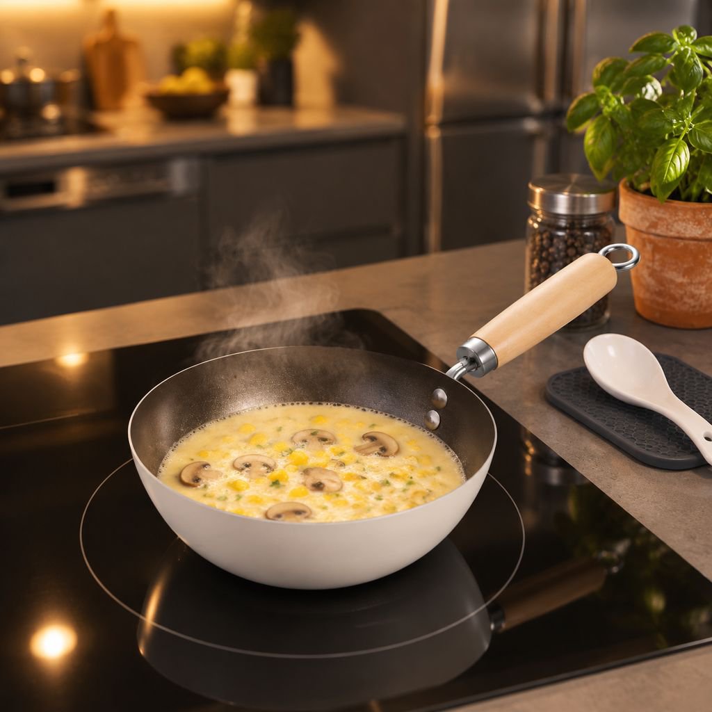 Ceramic NonStick Pan Mini Frying Pan NonStick Pan NonCoating WearResistant Durable Household