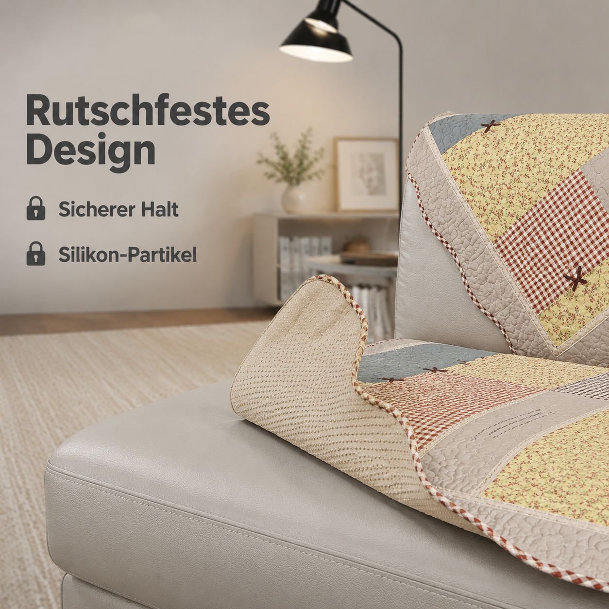 Sofakissen aus dicker Baumwolle im Landhausstil