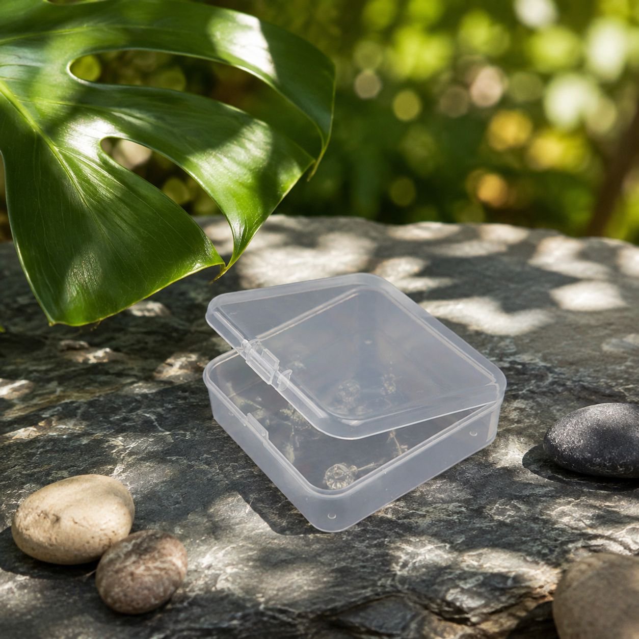 Portable mini organizer box for travel accessories