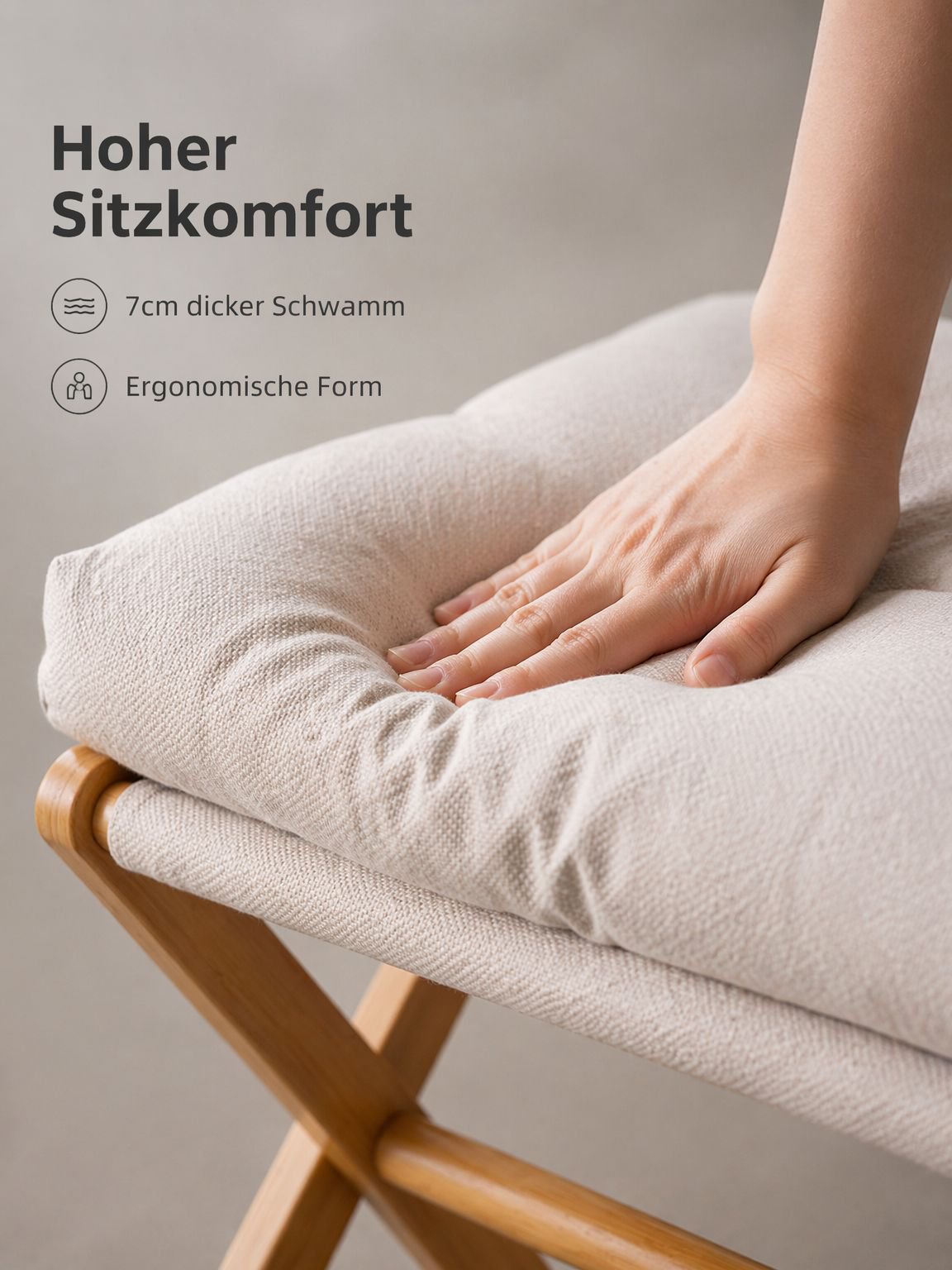 Tragbarer Hocker/Fußhocker