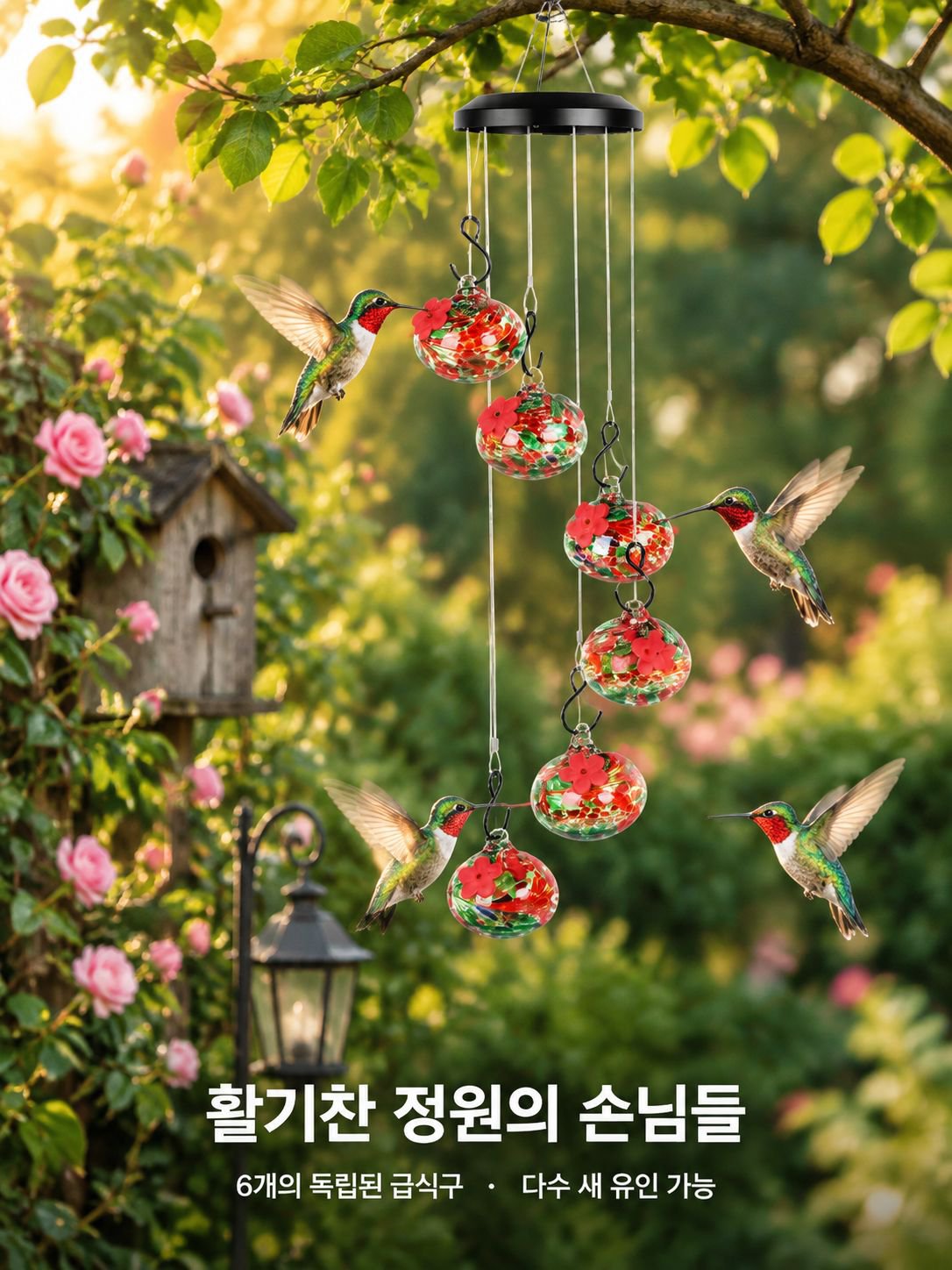 매달아 놓는 벌새 먹이통 유닛