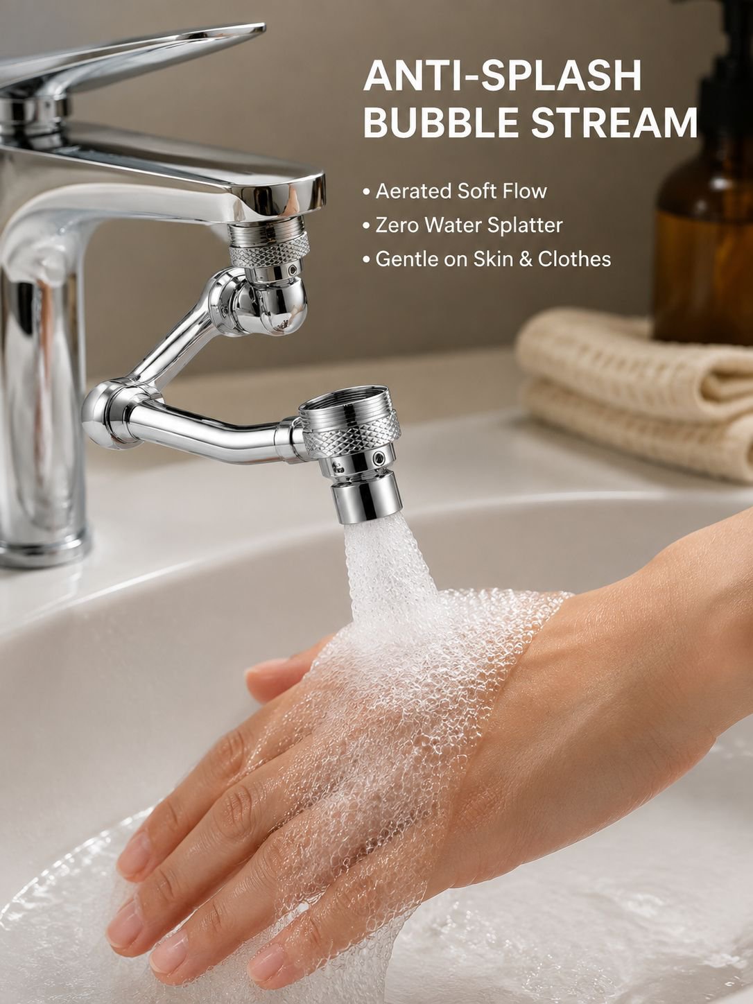 Smart Anti-Splash Robotic Arm Tap