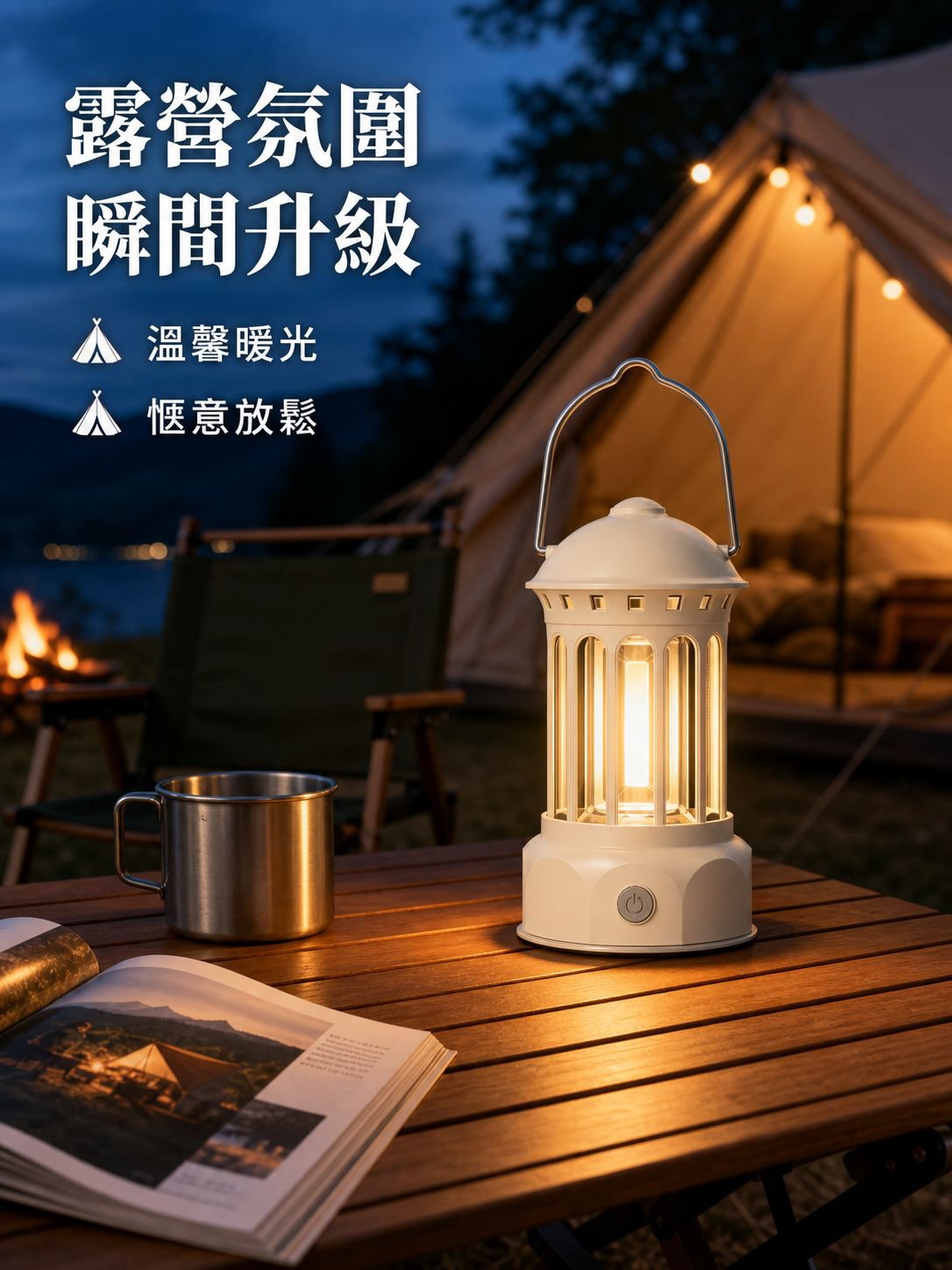 氛圍擺件護眼露營燈