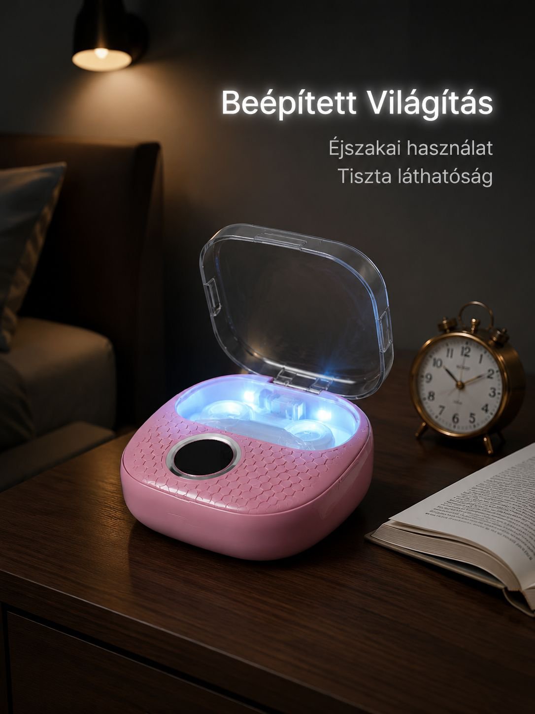 Otthoni elektromos intelligens hordozható kontaktlencse tisztító készülék