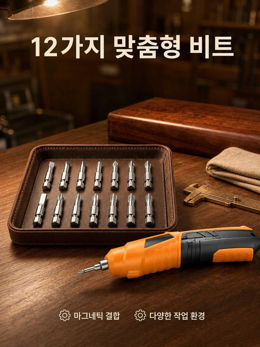 무선 충전 전동 드라이버