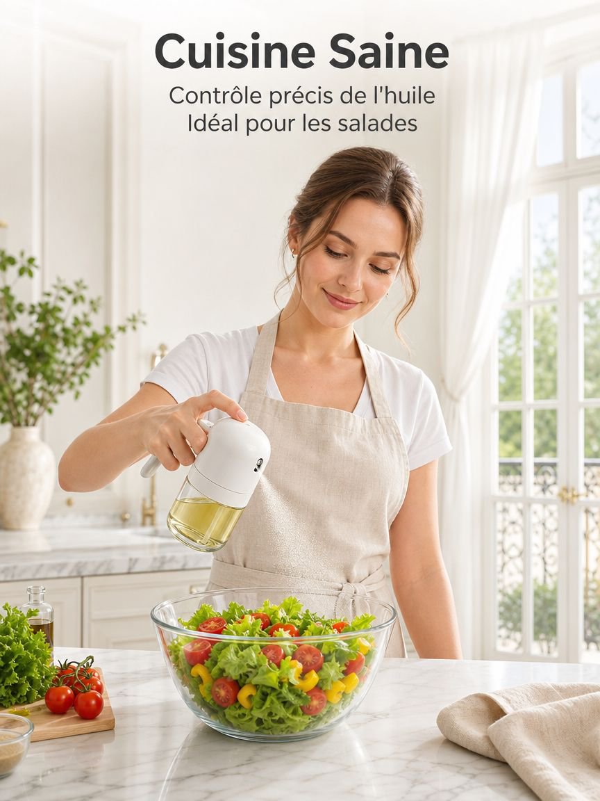 Pulvérisateur d'huile anti-fuite pour cuisine domestique