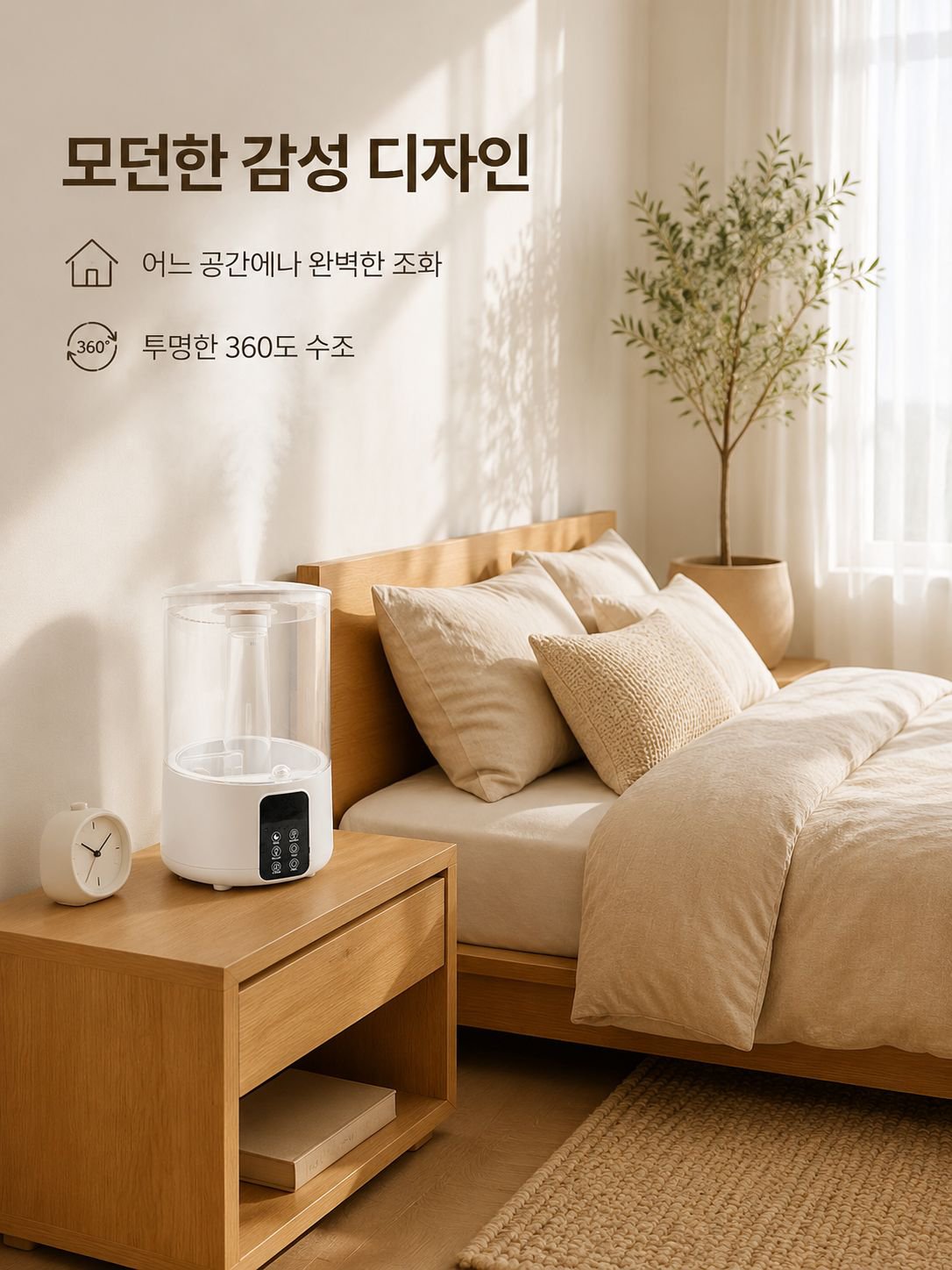 가정용 가습기 대용량 저소음 침실용 에어컨 아기 임산부용 아로마 가습기