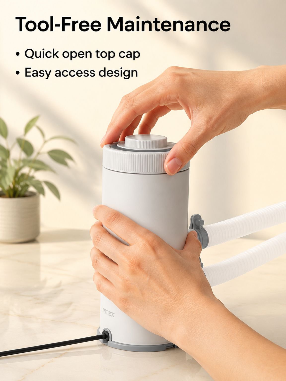 Easy-to-install aquarium filter pump purifier