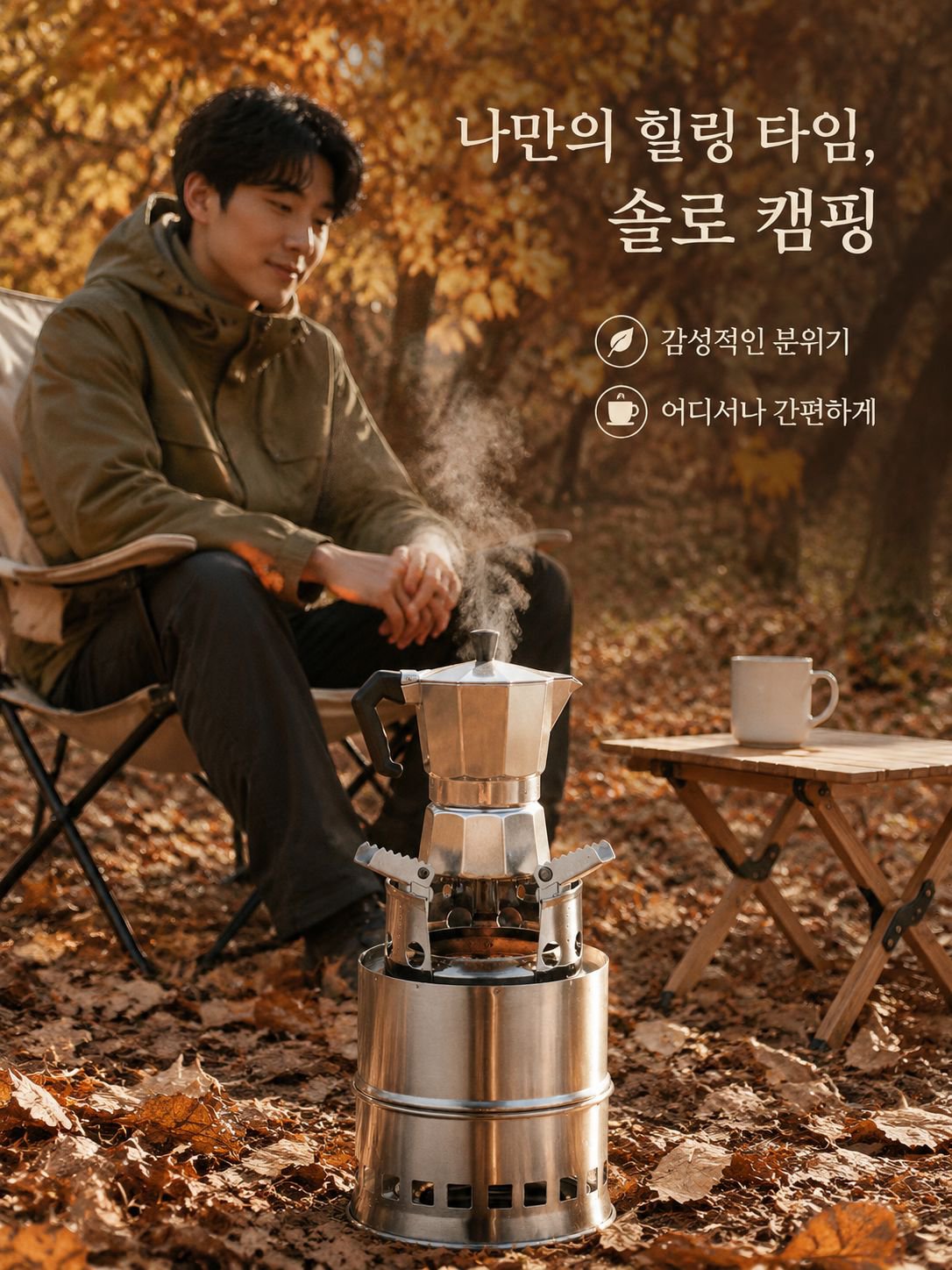 휴대용 접이식 미니 야외 스토브