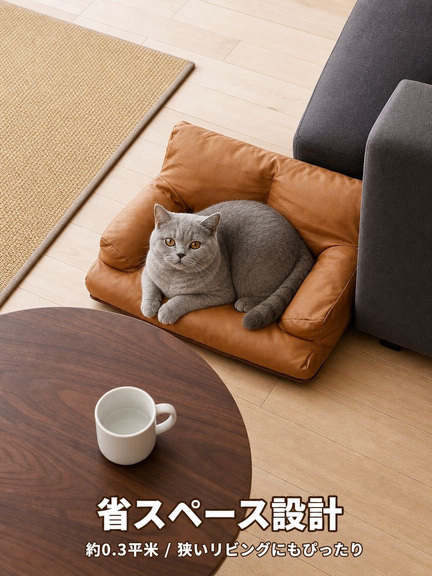 スマートペット用ソファベッド 猫用・犬用クッション