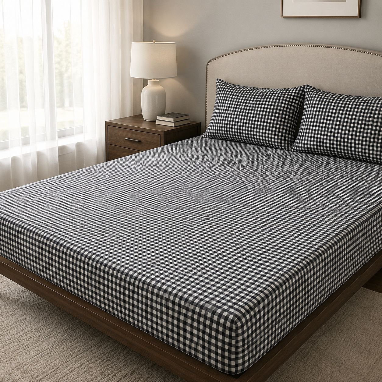 Fashion Bedspread Bed Sheet Dustproof Comfortable Protective Cover Bed Quilt
