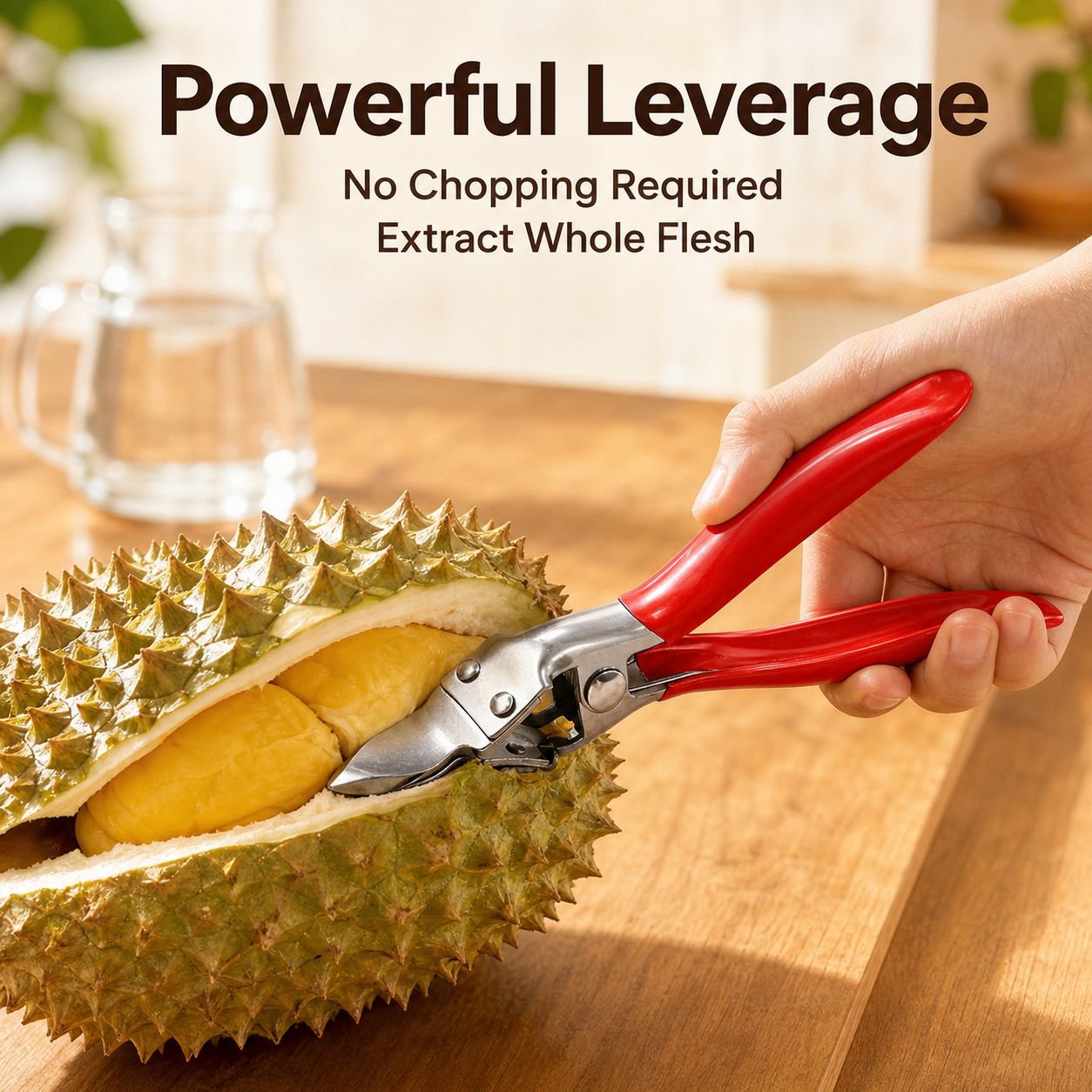 Stainless Steel Durian Pliers Fruit Extractor and Shell Opener