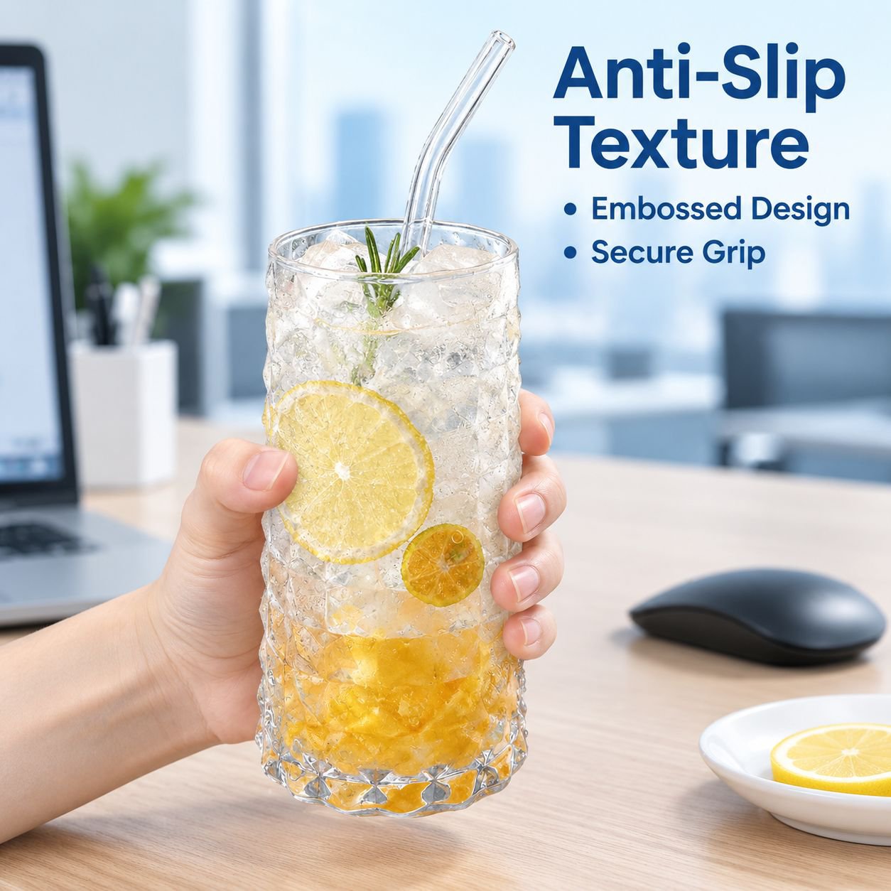 INS Style Fruit Tea Glass Cup