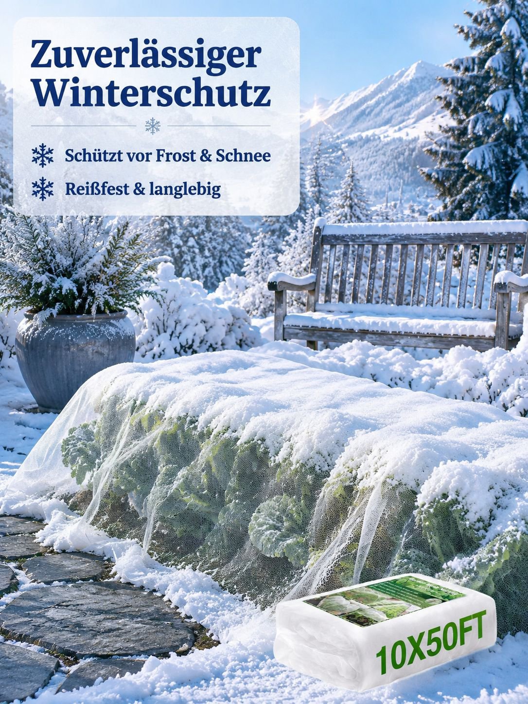 Schutznetz für Gewächshaus und Garten