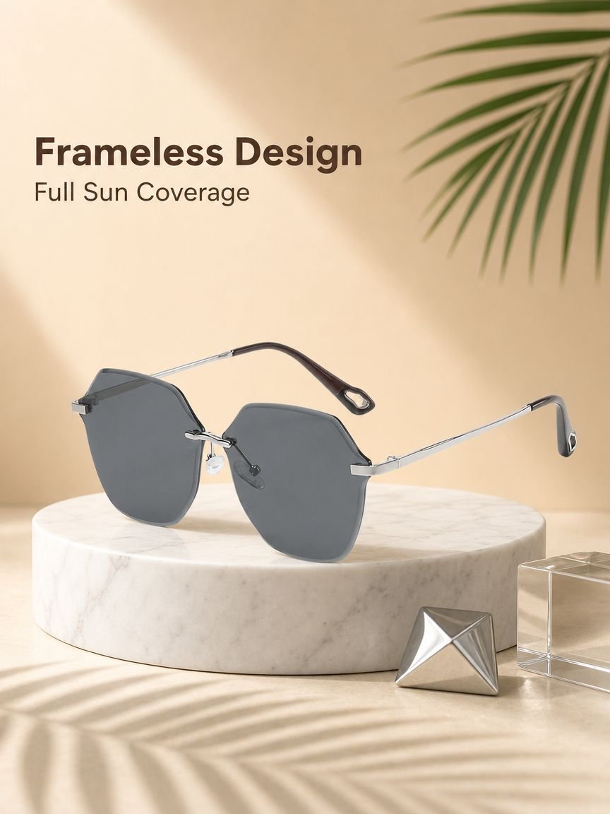 【Photochromic】 Frameless Sunglasses - Incorrect Specification
