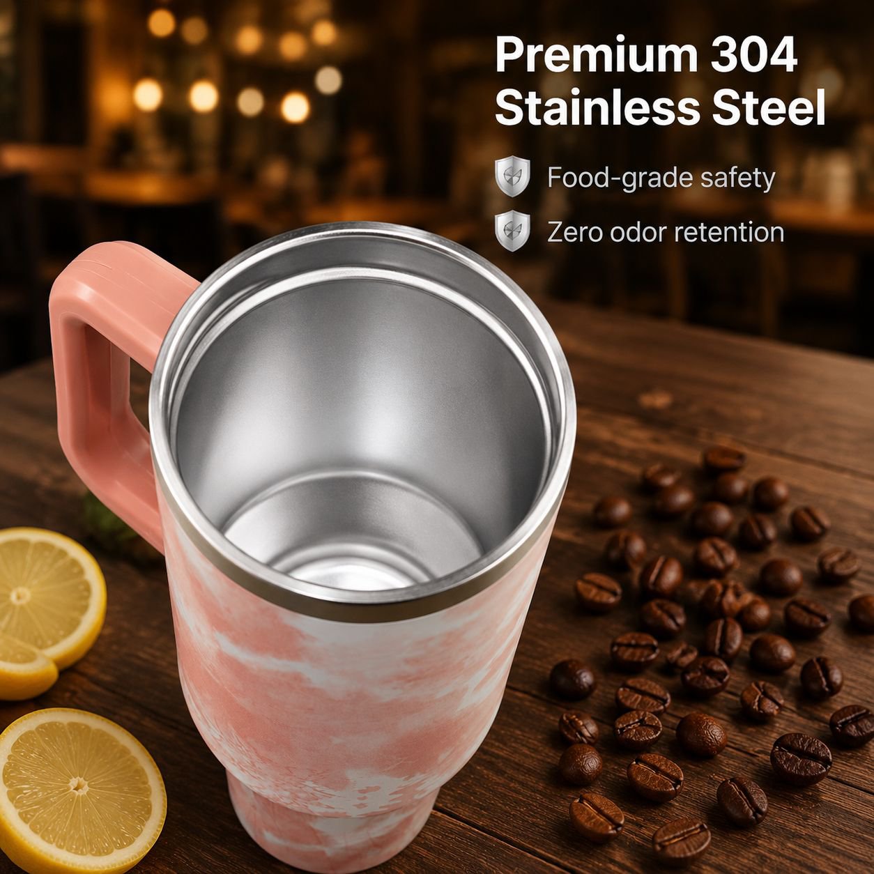 40oz 304 Stainless Steel Large Capacity Car Thermos
