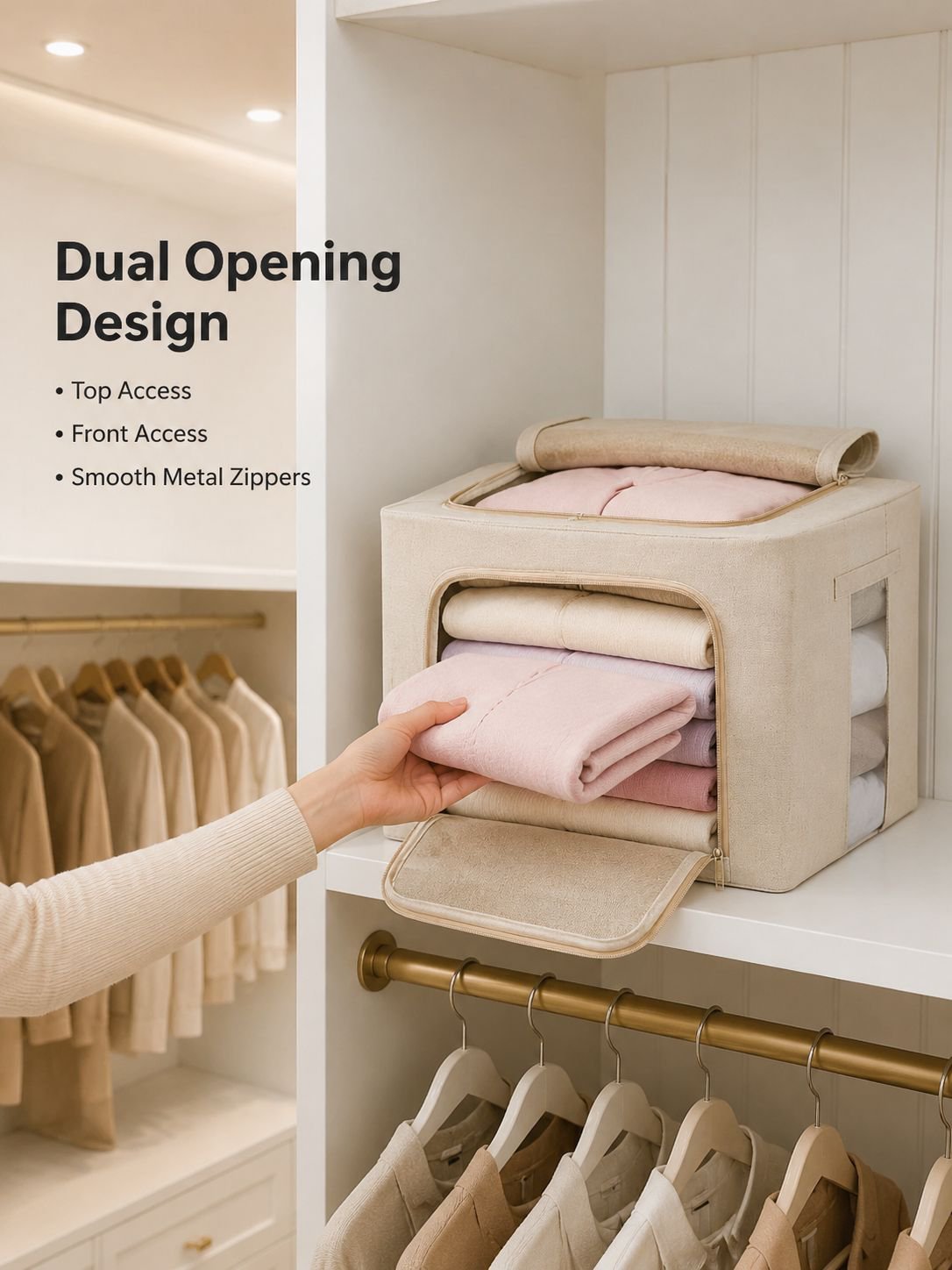 New Cotton Linen Storage Box