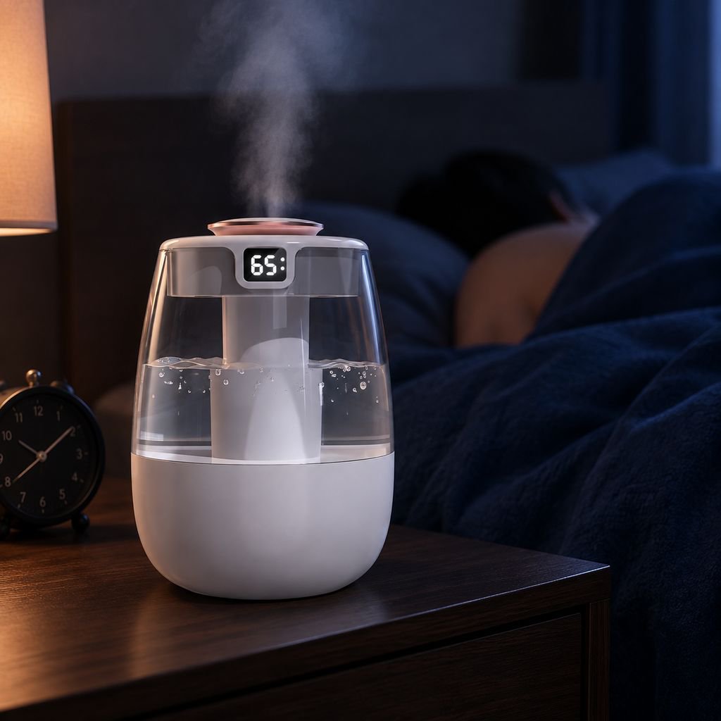 Large Capacity USB Humidifier with Double Spray Design for Home, Office, Bedroom, Dormitory, Outdoor