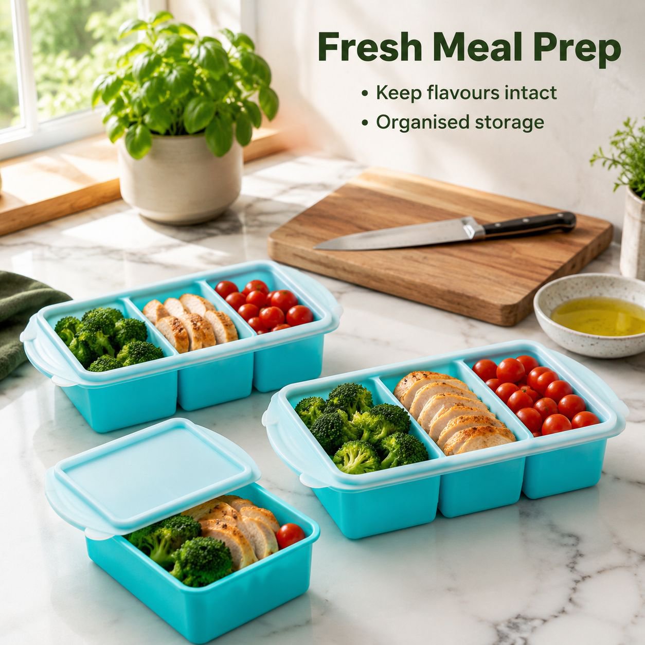Silicone freezer food storage containers