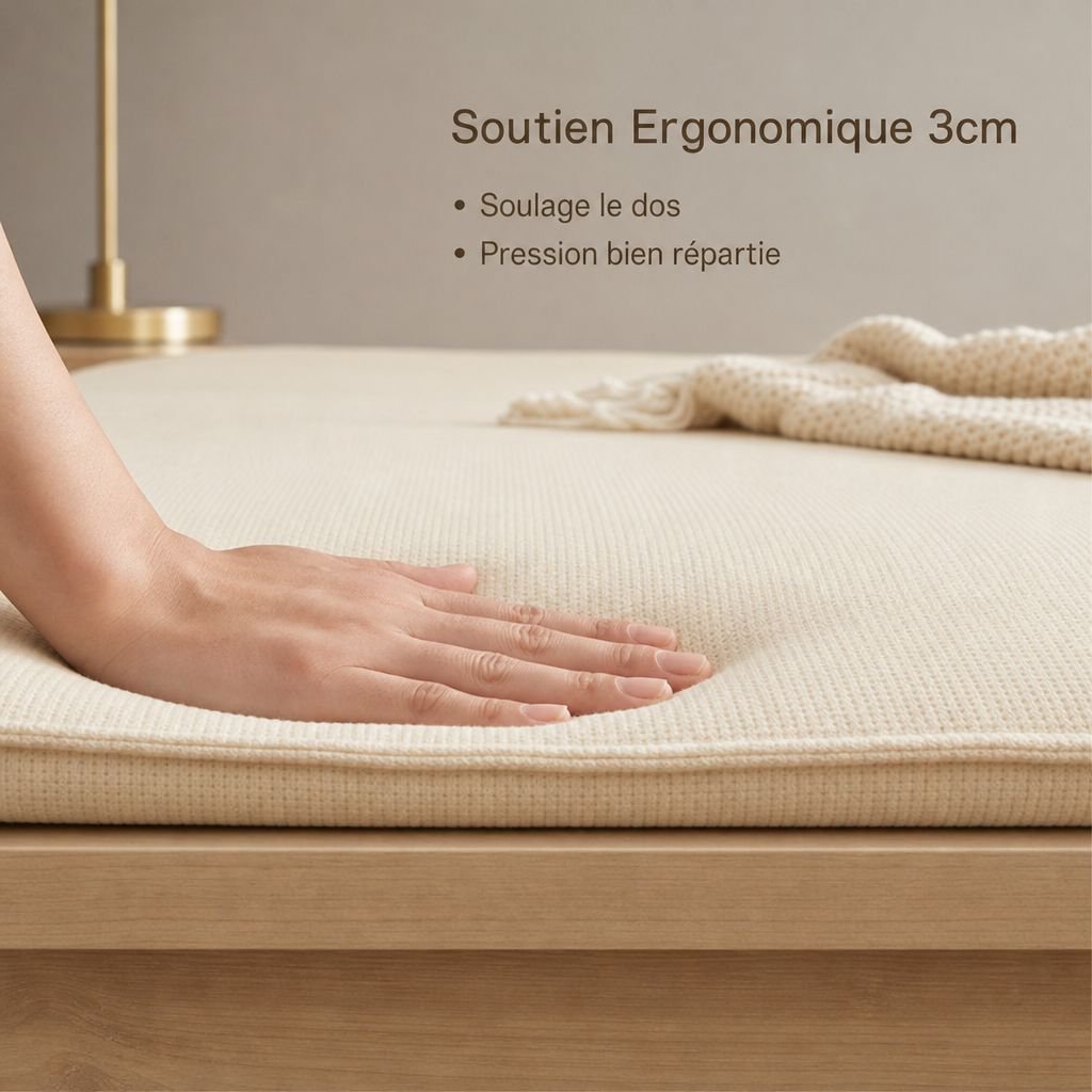 Surmatelas Futon en Coton du Xinjiang Matelassé pour Dortoir
