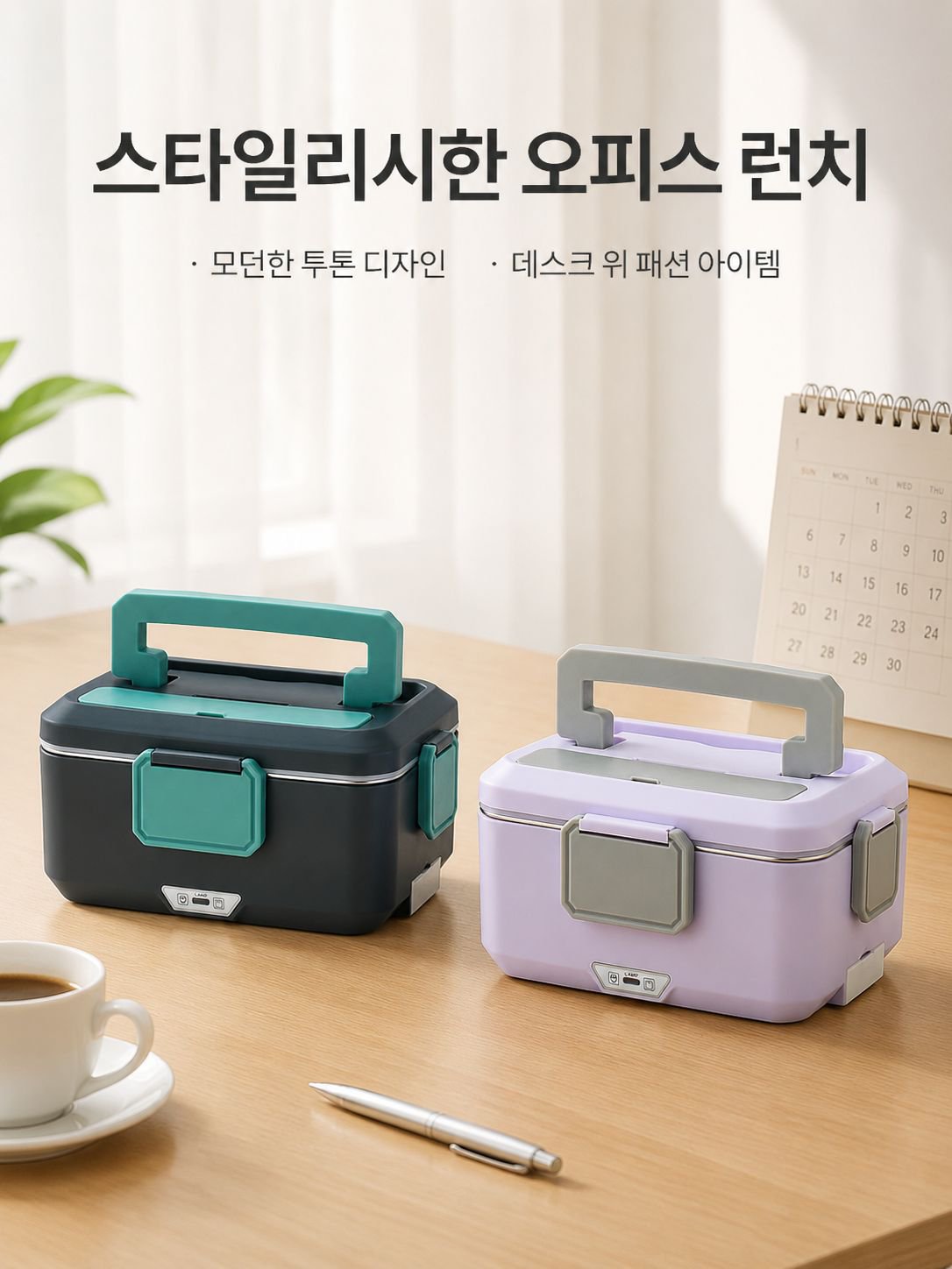 25L 스마트 보온 전열식 도시락