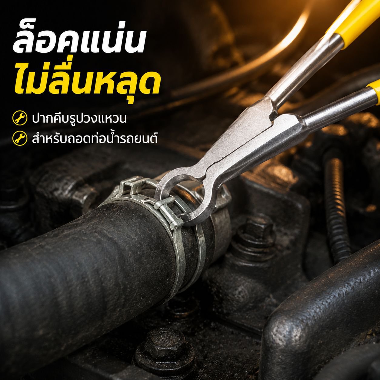 คีมปากยาวอเนกประสงค์ แบบงอ