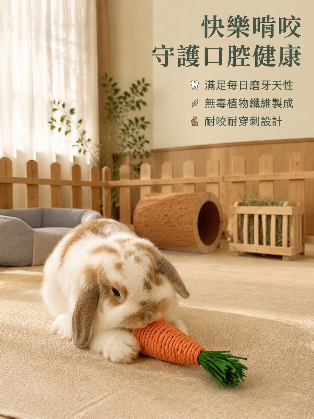 手工草編寵物咬玩具