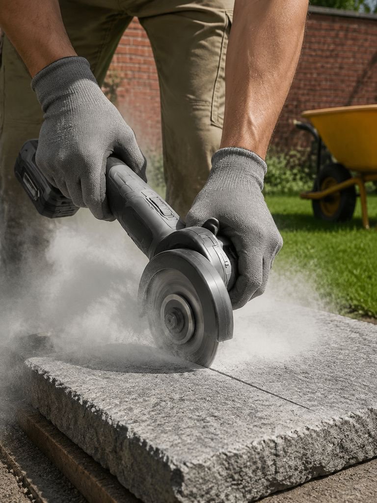Versatile angle grinder for cutting and polishing tasks