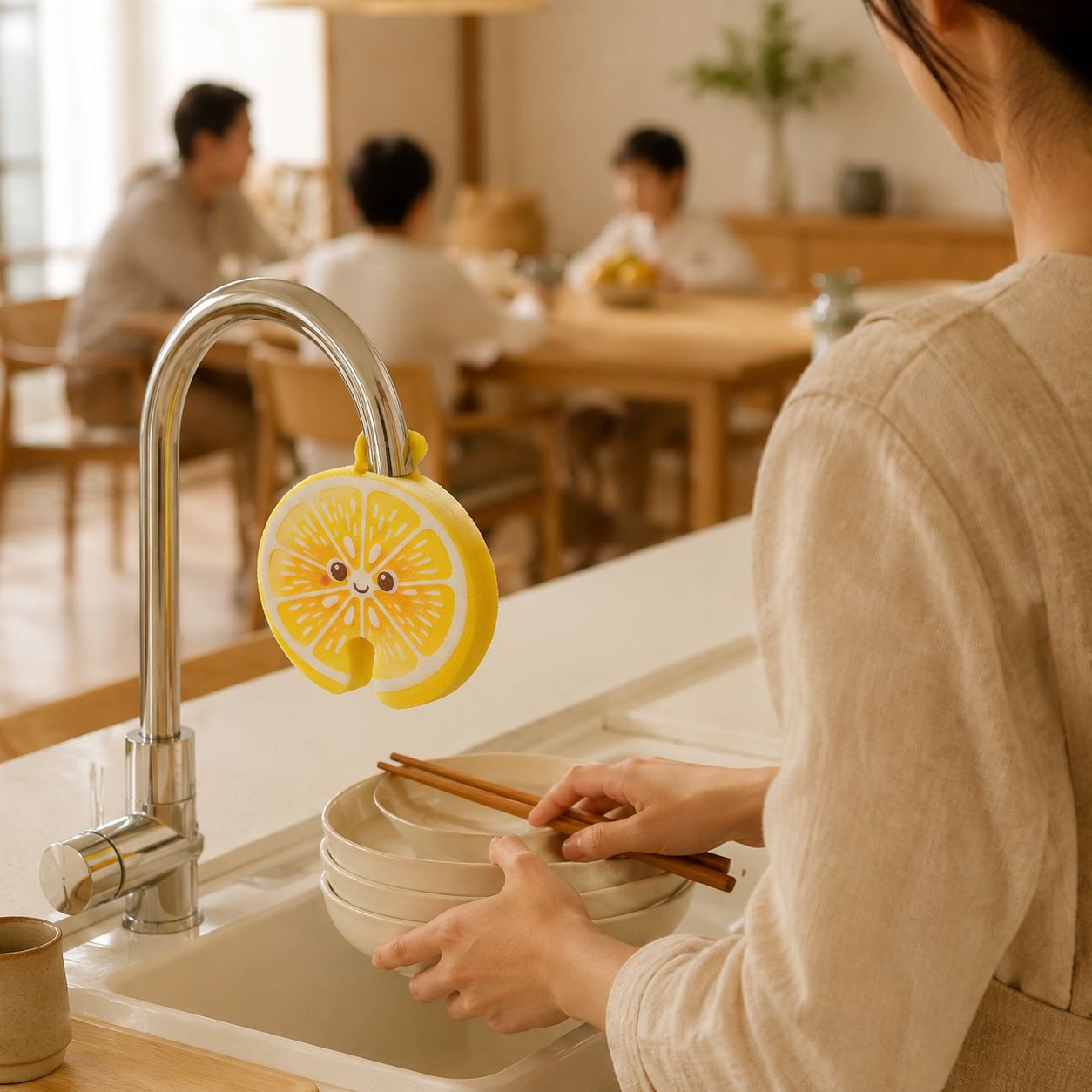 おしゃれなフルーツ型食器洗いスポンジ