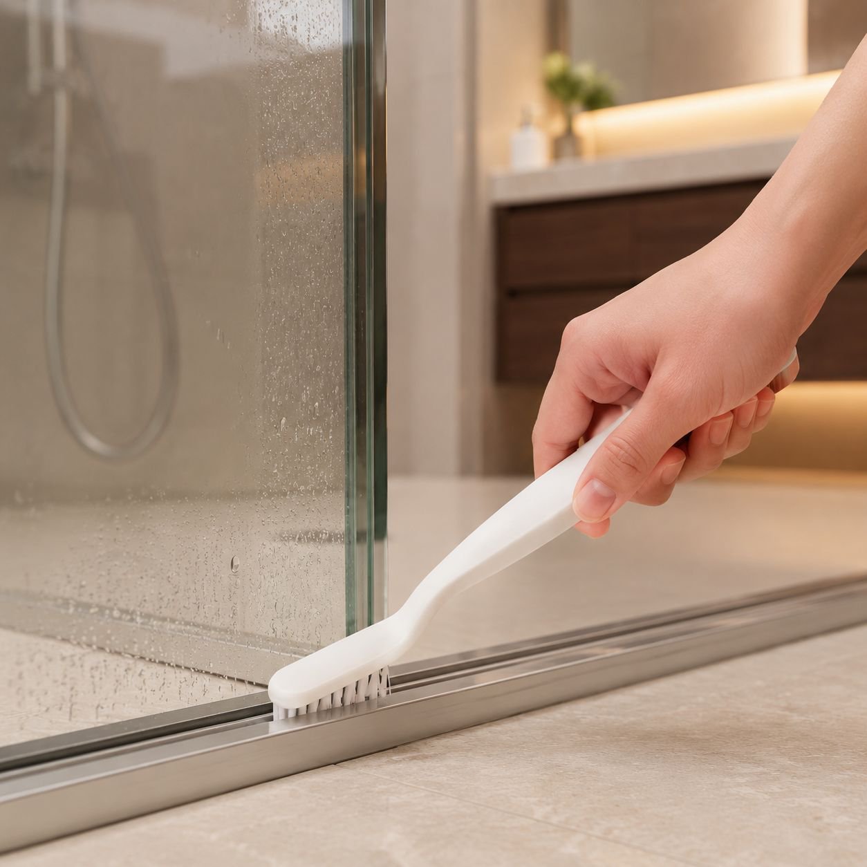 Multi-Function Bathroom Tile Gap Cleaning Brush Toilet Brush Artifact