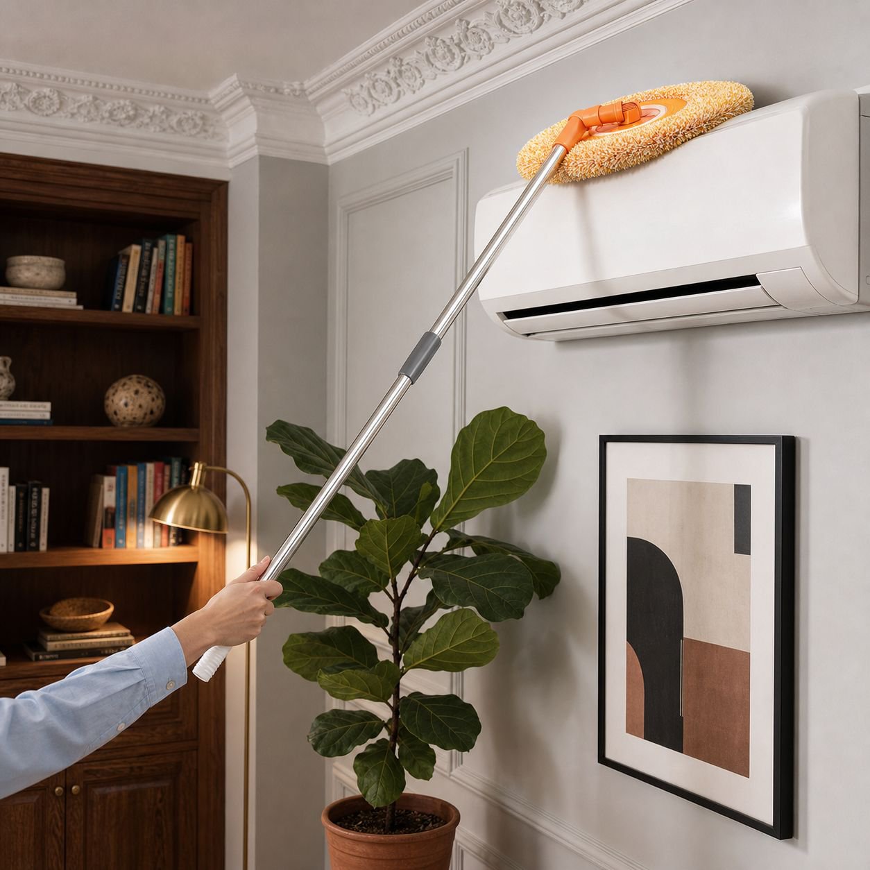 Serpillière décorative motif tournesol pour sols propres