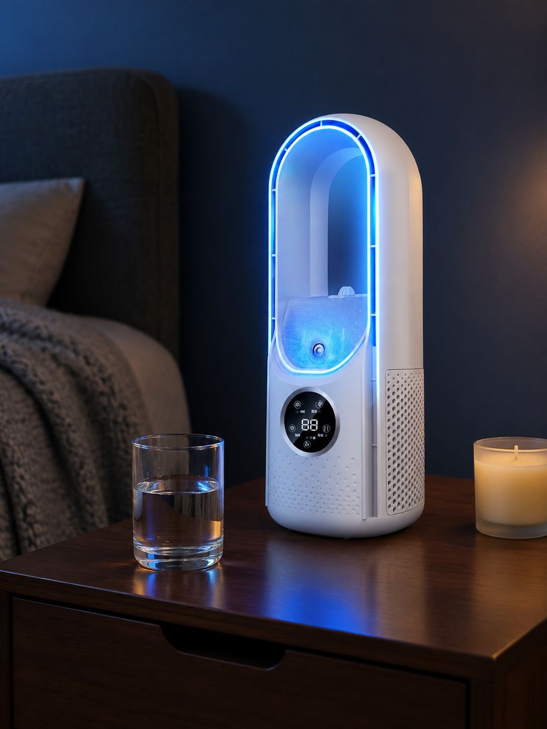 Home-Klimaanlagen-Ventilator  kalter Ventilator  Desktop-Ventilator  Wasserkühlungsspray  blattloser