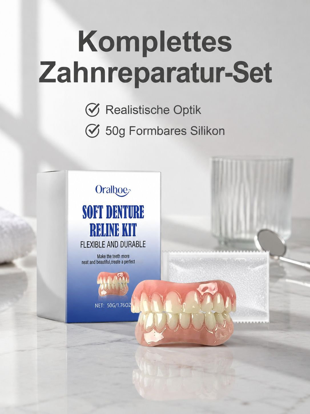 Trimming Dentures Trimming Teeth Gap Fillings Braces Orthodontic Dentures Kit