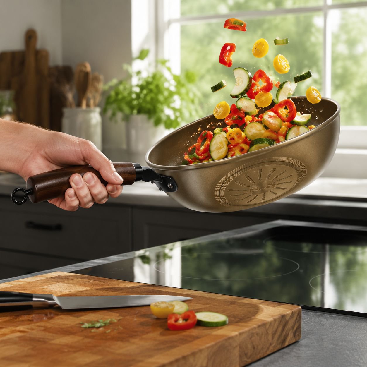 Royalstar Premium Energy-saving Titanium Non-stick Frying & Stir-fry Pan