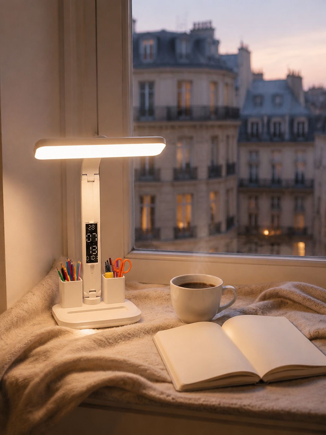 Petite lampe de chevet rechargeable et pliable