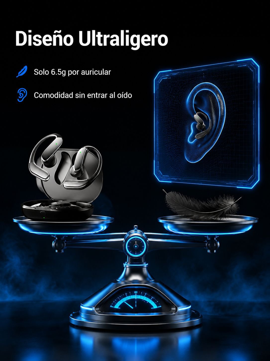 Auriculares Bluetooth compatibles con múltiples idiomas