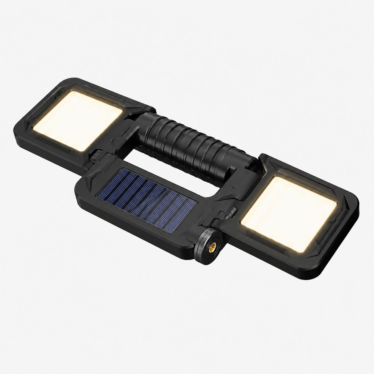 Multifunktionale, wiederaufladbare Solar-Campingleuchte für Outdoor-Fernbeleuchtung